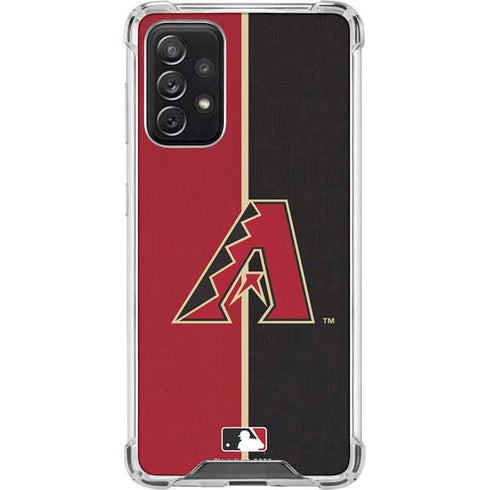 MLB Arizona Diamondbacks Split Galaxy A72 5G Clear Case